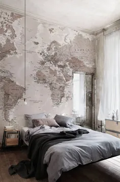 10 Schönsten Interior mit Weltkarten بمیرید