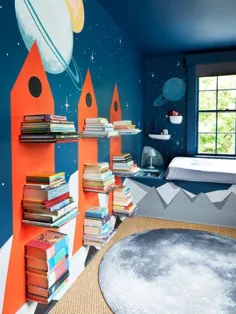 بنیانگذاران هالیمونت برای کودکانشان یک اتاق مخصوص کودکان و نوجوانان را با فضا طراحی کردند