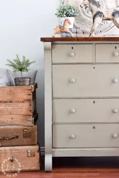 Makeover Empire Chest of Drawers with Fusion's Lichen