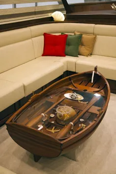 میز قهوه قایق - قطعه مبلمان اصلی و چشم نواز برای خانه شما