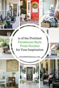 21 مورد از زیبا ترین ایوان های سبک Farmhouse برای الهام بخشیدن به شما