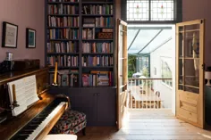 یک خانه شهری ویکتوریایی در لندن با یک اتاق موسیقی صورتی - THE NORDROOM