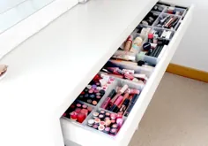 ذخیره سازی به روز شده در آرایش |  IKEA Malm & Muji