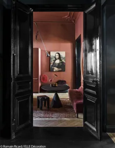 colors رنگهای تیره پررنگ برای آپارتمان پاریس〛 ◾ عکس ◾ ایده ها ◾ طراحی