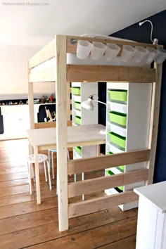 تختخواب سفارشی DIY با فضای ذخیره سازی و کار لگو - Jaime Costiglio