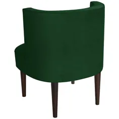 صندلی لهجه ای بدون لمس پارچه سبز زمرد Fauxmo Emerald - # 12R82 |  لامپ به علاوه