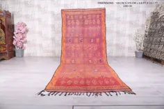 فرش دستباف گره ای مراکشی 4.8 FT X 12.1 FT |  اتسی