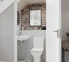 ایده های طراحی رختکن برای توالت طبقه زیرین شما - حمام ویکتوریا 4u