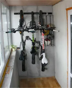 ایده های ذخیره سازی دوچرخه بالکن برای محافظت از دوچرخه از دزد - تزئینات بالکن و ایده های باغ سازگار با محیط زیست