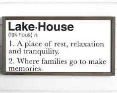تزیین دریاچه خانه دکوراسیون دریاچه خانه دریاچه دریاچه ورود دریاچه |  اتسی