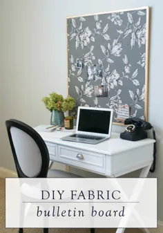 تابلوی اعلانات پارچه DIY - با احترام ، سارا دی. |  دکوراسیون منزل و پروژه های DIY