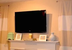تلویزیون دیواری DIY - با کمتر از 15 دلار!