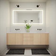 آینه حمام LED مروارید روشن