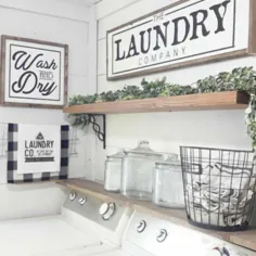 تابلوهای اتاق لباسشویی برای خانه |  CraftCuts.com
