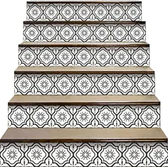Mi Alma Peel and Stick Tile Backsplash Stair Riser Decals DIY Tile Decals Mexican Talavera Decor Home Staircase Decal Tile Tick Stickers Decals بسته 24 کاشی 7 "W x 7" L هر کاشی (کاشی من)