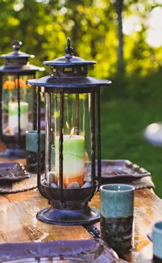 فانوس شمع تندباد تزئینی کوچک از H Potter