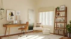 دفتر ایده آل |  ایده های طراحی دفتر خانه به سبک مدرن در اواسط قرن