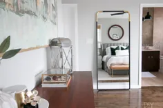 چگونه می توان آینه متمایل به دیوار را محکم کرد |  The DIY Playbook