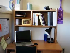 Eco-Shelf - قفسه کتاب میز اتاق خواب قفسه ذخیره سازی خنک خوابگاه مورد کالاها وسایل درسی کتابها کتابها قفسه خوابگاه