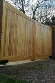 دروازه های چوبی - دروازه های چوبی دوتایی |  گیتس کشویی |  گیتس باغ