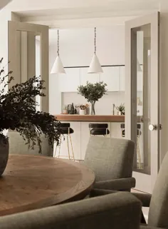 inter فضای داخلی خنثی آپارتمان لندن با گیاهان ◾ عکس ◾ ایده ها ◾ طراحی