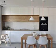 Unschlagbares Spitzen-Duo: Weiß und Holz für dein Zuhause |  احترام گذاشتن