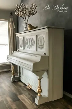 نحوه ترکیب روی یک پیانو زیبا - شرکت رنگ آمیزی Dixie Belle