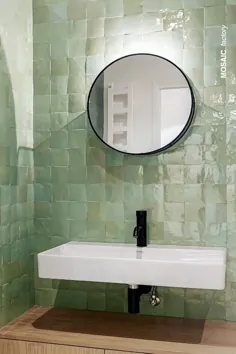 کاشی دیواری حمام سبز |  کارخانه موزاییک