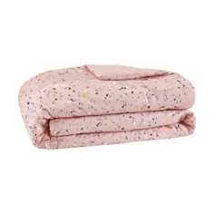 ست اصلی پایه Terrazzo Comforter با بالش BONUS ، رژگونه ، کامل / ملکه - Walmart.com