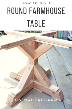 چگونه می توان یک میز ناهار خوری دور خانه مزرعه درست کرد
