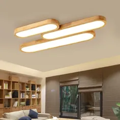 Moderne Einfache 5cm Ultra dünne LED Decke Lichter EICHE Holz Decke Lampen Für Wohnzimmer Schlafzimmer Studie Zimmer küche Balkon 220V | چراغ های سقفی |  - AliExpress