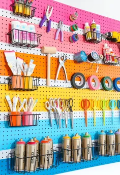 DIG Rainbow Pegboard - The Life Crafted
