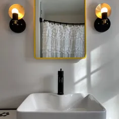 دیوارکشی Mid Century - دیوارکوب - Vanity Sconce - چراغ دیواری - چراغ دیواری - چراغ حمام - مدل شماره 8677