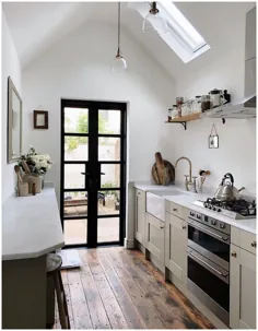 11 ایده زیبا برای طراحی آشپزخانه گالی