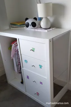 کمد لباس Kallax Montessori: هک IKEA آسان شد |  مارتا آلمانسا |  پرستار و نویسنده