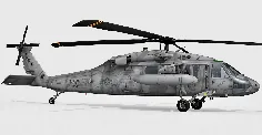 هلیکوپتر MH-60 بلک هاوک مدل سه بعدی