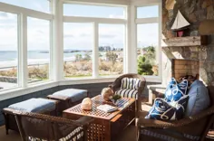 خانه ساحلی رویایی در ماین با معماری به سبک نیوانگلند