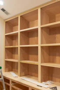 نحوه ساخت قفسه کتاب DIY برای ساخته شده |  The DIY Playbook