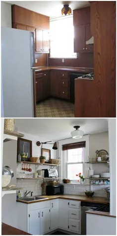 بازسازی آشپزخانه DIY با بودجه ای تنگ