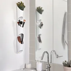 کاشت دیواری Umbra® Floralink به رنگ سفید |  حمام تختخواب و فراتر از آن