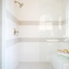 کاشی کف حمام شش ضلعی خاکستری و تاوپ - انتقالی - حمام