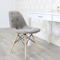 شرکت مبلمان واکر ادیسون صندلی غذاخوری خاکستری سبک استایل (مجموعه ای از 2 عدد) -HDH18UGY - انبار خانه