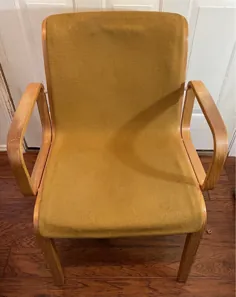 صندلی بازوی چوبی خمیده مدرن بیل استفانز بین المللی نول