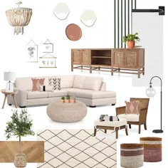 Terracotta Living Room Design Board Board Mood by carol.m
