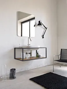 قاب |  Single vanity unit Frame Collection by Scarabeo Ceramiche Emo Design