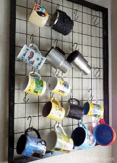 رک سازماندهی لیوان قهوه - DIY Adulation