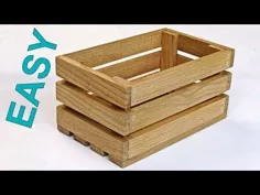 طرز تهیه جعبه جعبه چوبی.  جعبه چوبی DIY زیبا