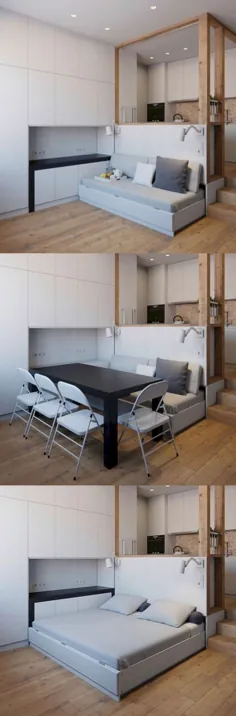 خانه P82: بازسازی آپارتمان با مبلمان سفارشی در فضای داخلی مدرن