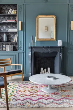 tou لمس های گل و نت های کلاسیک در طراحی آپارتمان جذاب پاریس〛 ◾ عکس ◾ ایده ها ◾ طراحی