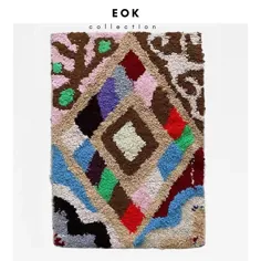 فرش دستباف مراکش-فرش چهارخانه مراکش-مراکش |  اتسی